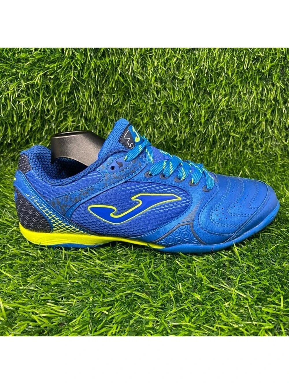 Joma Dribling Turf Soccer Shoes DRIW.804.TF Men's USA 7 EU 40 Blue Yellow 2230